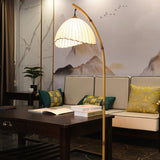 BambooLume Retro Bamboo Pole LED Stehlampe | 1-Licht | Modernes Design | Dimmbare Beleuchtung | Naturdeko für Zuhause