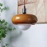 CaffeLume Bauhaus Glas Pendelleuchte | LED Hängelampe | Elegantes Design | Beleuchtung für Esszimmer