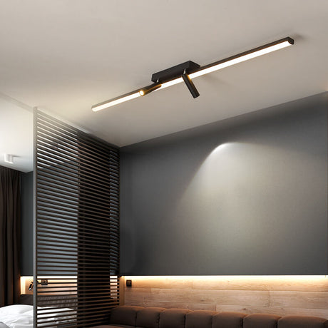 LumiTrack Nordic LED Deckenleuchte | Minimalistisches Design | Spotlights auf Acrylbasis | Modern & Energieeffizient