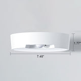 SenseLux Runde LED Deckenleuchte | Bewegungssensor | Weißes Licht | Batteriebetrieben & Wiederaufladbar
