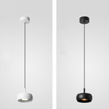 Illuro Nordic Minimalist Pendelleuchte | Aluminium-Kuppel | LED Deckenleuchte | Höhenverstellbar | Für Esszimmer & Büros