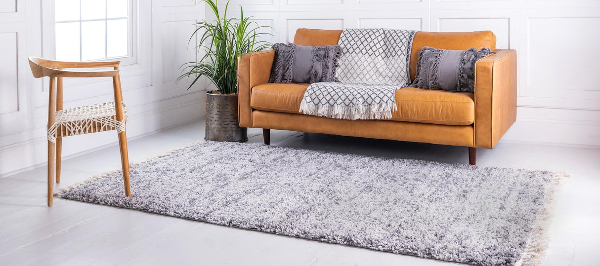 Marlea Hochflor Teppich mit Meliertem Design | Weich & Gemütlich | Perfekt für Wohnzimmer & Schlafzimmer