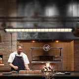 Lynteris Insel-Leuchte | Modernes Industrie-Design | Acryl & Metall | 1/2-flammig | Esszimmer-Beleuchtung