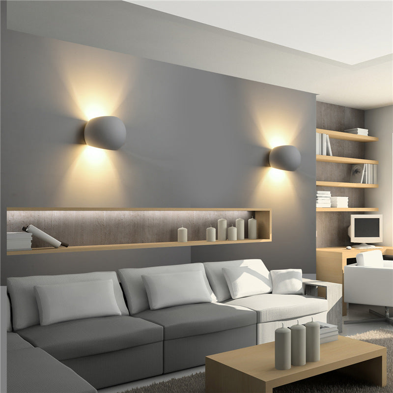 Virevalo DuoBeam | Rundwandstrahler | Modernes Design | Up & Down Beleuchtung | Wandleuchte für Innenräume