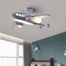 SkyCruiser Kreative Nordic LED Pendelleuchte für Kinder | Flugzeugdesign | Dimmbar | Perfekte Beleuchtung fürs Kinderzimmer
