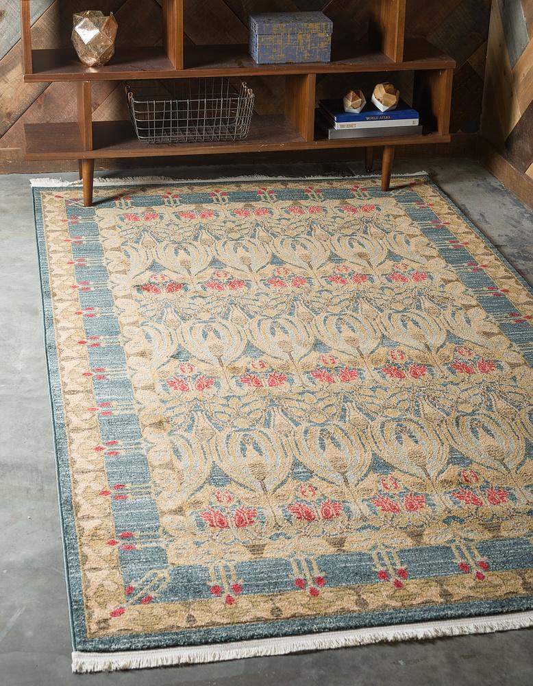 EleganceFringe Moderner Teppich mit Fransen | Klassisches Design | Hochwertig & Stilvoll | Verschiedene Größen
