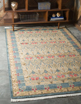 EleganceFringe Moderner Teppich mit Fransen | Klassisches Design | Hochwertig & Stilvoll | Verschiedene Größen