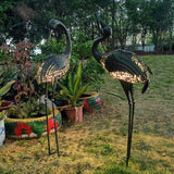 SolarCrane Tierfiguren LED Solar Gartenleuchte | Wasserdicht | Landschaftslicht für Terrasse & Außenbereich