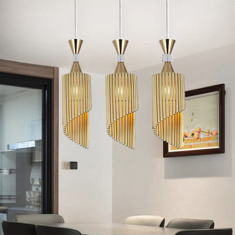 ColorAura Pendelleuchte | Nordic Minimalistisches Design | Farbige 1-Licht Lampe