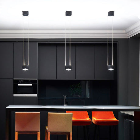 CylinBright LED Pendelleuchte | Nordic Design | Intelligenter Sensor | Metallzylinder | Dimmbar