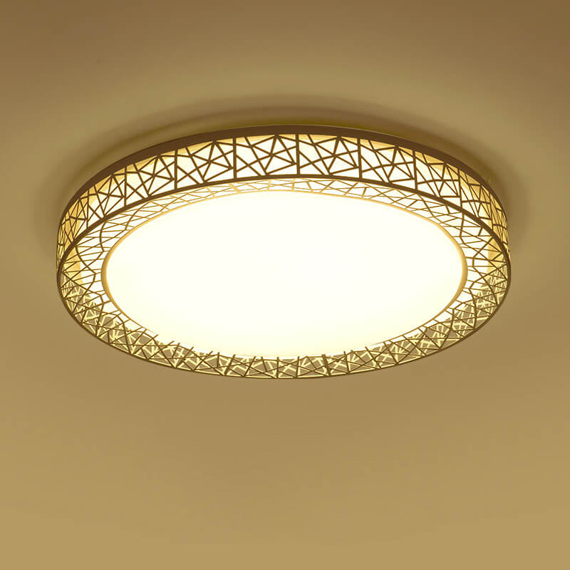 Orbivis Halo LED Deckenleuchte | Kreatives Vogelnest-Design | Modern & Dimmbar | Runde Leuchte