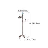 PipeLuxe Steampunk Stehlampe | Industrial Design | Kupfer Wasserrohr | 2-Licht Vintage Leuchte