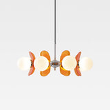LumiOrion Acryl-Kronleuchter | 3/5/6/8 Lichter | Mid-Century Design für Wohnzimmer & Essbereich