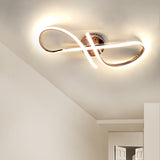 TwistLum LED-Deckenleuchte | Modernes Spiraldesign | Aluminium & Silikon | Schlafzimmerbeleuchtung