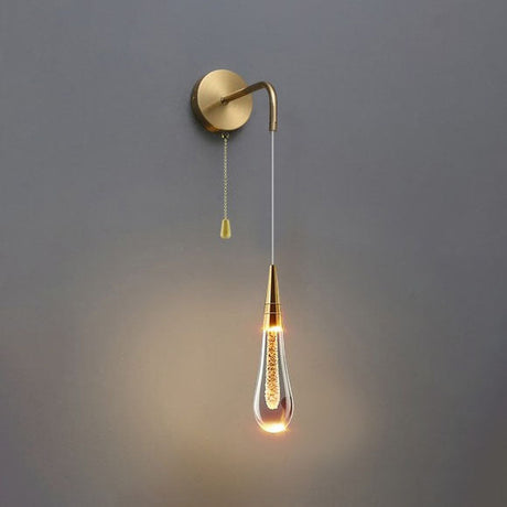 LumeTear Luxus LED Wandleuchte | Teardrop Design | Dimmbar | Für Schlafzimmer & Wohnzimmer