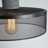 UrbanTaper Industrial Design Zement Pendelleuchte | Zylindrische Form | Moderner Look | Perfekt für Wohnzimmer