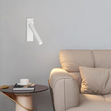 LumeFocus Rechteckige LED Wandleuchte | Verstellbarer Winkel | Minimalistisches Design | Leselampe | Warmes Licht