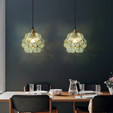 PetalGlow Glasblütenblatt-Pendelleuchte | Nordischer Stil | Elegantes Design für Ess- & Wohnzimmer