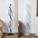 LumiSpire LED Stehlampe | Minimalistisches Spiraldesign | 1-flammige Standlampe | Dimmbares Licht