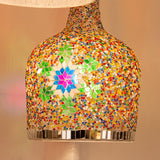 LumaFrost Pendelleuchte | Modernes Kreatives Design | Flaschenform aus Buntglas | LED Hängelampe
