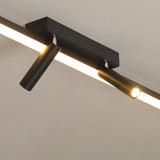 Linevo Minimalistische LED Deckenleuchte | Langstreifen-Design | Spotlight Beleuchtung | Energieeffizient & Modern