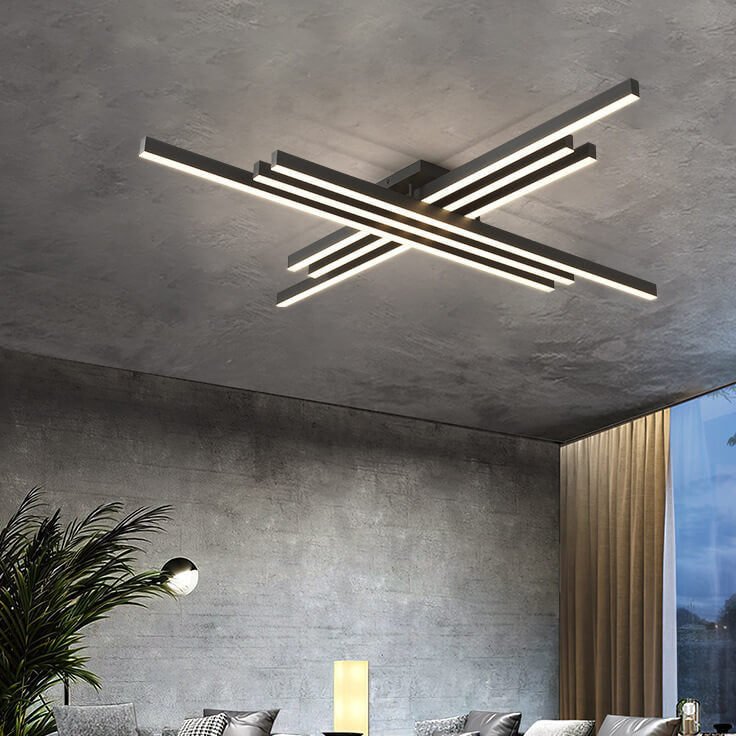 LumenArc Geometrische LED Deckenleuchte | Minimalistisches Design | Energiesparend | Perfekt für Zuhause & Büro