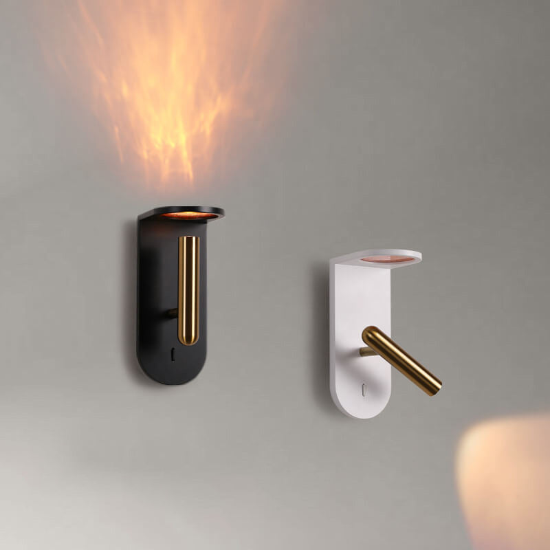 IgnisGlow Industrielle LED Wandlampe | Rotierbar & Verstellbar | Kreative Licht- & Schatteneffekte