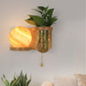Orbano Wandleuchte | Modernes Eichenholz-Design | Planeten-inspirierter Stil | 1-flammig
