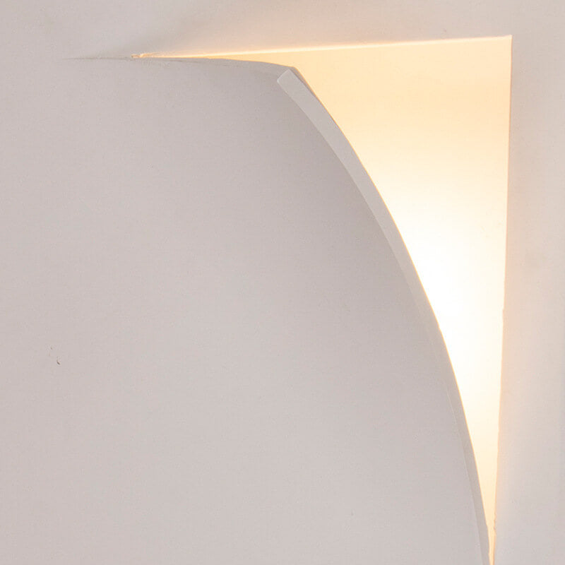 Quadrova Moderne Wandlampe | Quadratisches Flip-Flop Design | Eingebauter Gips | Wohnzimmerbeleuchtung