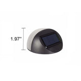 SolarArc LED Wandleuchte | Halbkreisdesign | Solarbetrieben | Außenlampe für Garten & Zaun | 6 LEDs