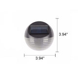 SolarArc LED Wandleuchte | Halbkreisdesign | Solarbetrieben | Außenlampe für Garten & Zaun | 6 LEDs