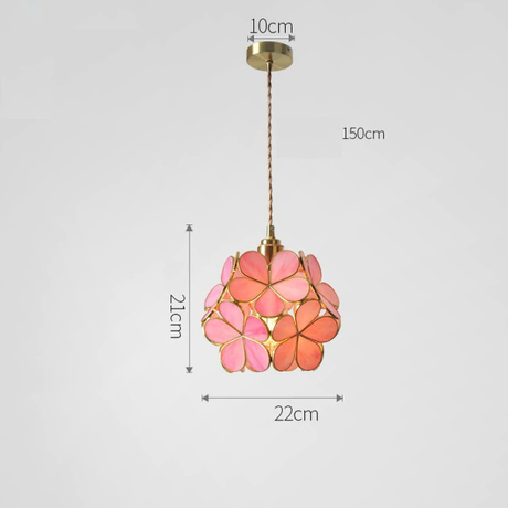 PetalGlow Glasblütenblatt-Pendelleuchte | Nordischer Stil | Elegantes Design für Ess- & Wohnzimmer
