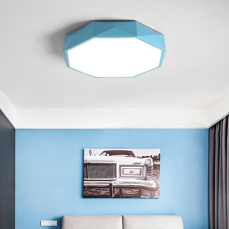 LumaGem Nordic LED Deckenleuchte | Diamant-Design | Acryl & Eisen | Dimmbares Licht | Moderne Beleuchtung