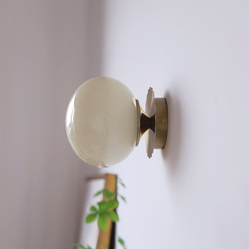 BrightVintage Minimalist Wandleuchte | Eisen & Glas | Modernes Vintage-Design