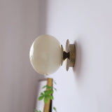 BrightVintage Minimalist Wandleuchte | Eisen & Glas | Modernes Vintage-Design