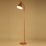 LuxiCone Nordic Macaron Stehlampe | Konischer Lampenschirm | 1 Licht | Kreatives Design | Stehende Bodenleuchte
