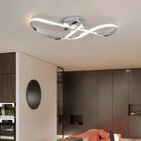 TwistLum LED-Deckenleuchte | Modernes Spiraldesign | Aluminium & Silikon | Schlafzimmerbeleuchtung