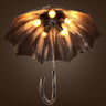 RetroLux 5-Licht Industrie-Chandelier | Vintage Design Hängeleuchte | Kupfer oder Silber