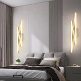 LuxLine Moderne LED Wandlampe | Minimalistisches Design | Eisen & Acryl | Dimmbares Licht