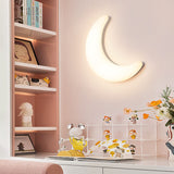 LunaGlide LED Wandleuchte | Modernes Design | Mond-Optik | Dimmbar | Acryl