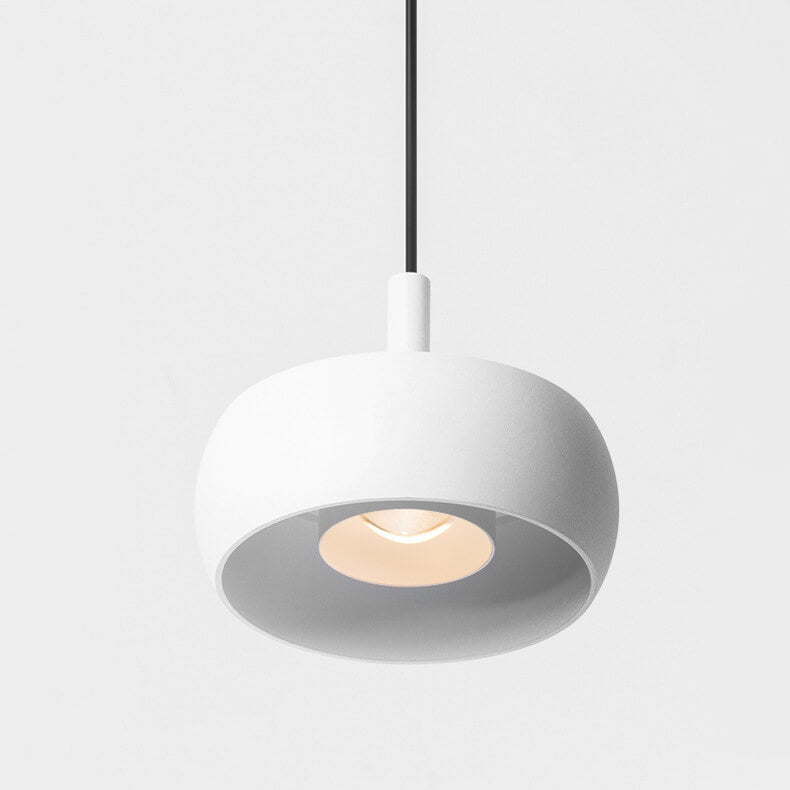 Illuro Nordic Minimalist Pendelleuchte | Aluminium-Kuppel | LED Deckenleuchte | Höhenverstellbar | Für Esszimmer & Büros