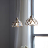 Geometra Vintage Pendelleuchte | Japanisches Design | Kupfer & Glas | Elegante Hängeleuchte