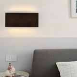 WabiLight Japanische Wabi-Sabi Holz-LED Wandlampe | Rechteckig oder Quadratisch | Warmes Ambiente