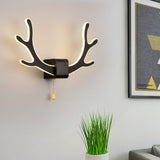 LumiAntler LED Wandleuchte | Nordisches Geweihdesign | Modernes Acryl | Warmes & Kaltes Licht | Kreative Wandlampe
