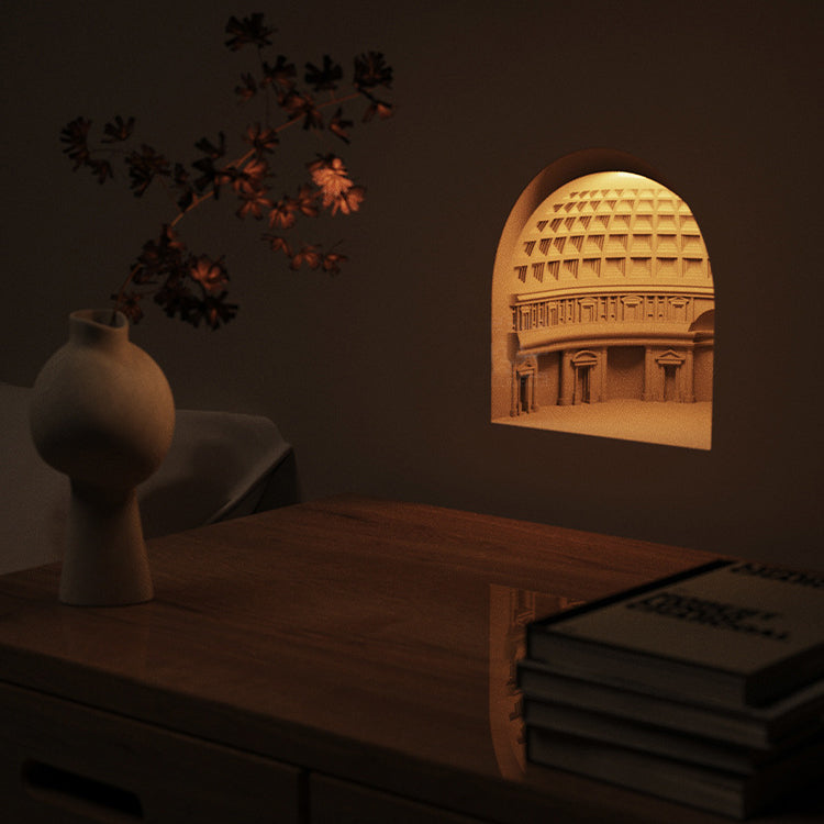 Illumora LED Wandleuchte | Eingebaute Gipslampe mit Sensor | Warmlicht | Modernes Design für Schlafzimmer