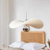LotusGlow LED Pendelleuchte im Art-Deco-Stil | Gefalteter Harz-Lampenschirm | Elegantes Design für Wohnzimmer