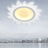 SunnyGlow Smiley LED Deckenleuchte | Cartoon Design | Warm- & Weißlicht | Dimmbar | Kinderzimmer