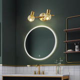 LumiBrill Crystal Wandlampe | Luxus Design | Messing & Kristall | Badezimmer-Beleuchtung