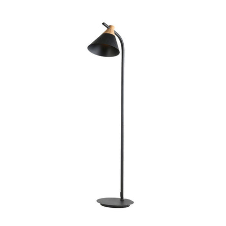 LuxiCone Nordic Macaron Stehlampe | Konischer Lampenschirm | 1 Licht | Kreatives Design | Stehende Bodenleuchte