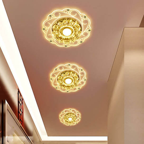 IlluBloom LED Deckenleuchte | Kreatives Blütendesign | Runde Deckenlampe | Energieeffizient & Modern